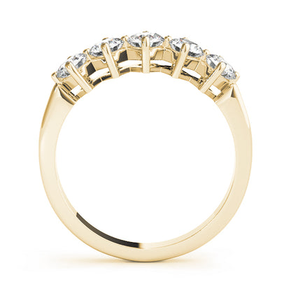 0.75ct Lab-Grown Round Diamond 5-Stone Modern Shared Prong Setting Diamond Ring, DE Color VVS Clarity