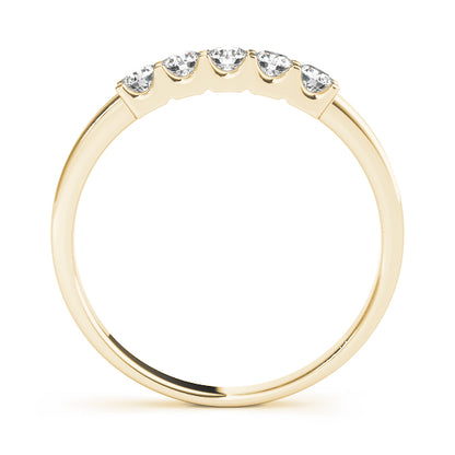 0.20Ct - 1.65Ct Lab-Grown Round Diamond Shared Prong Setting 5-Stone Diamond Ring, DE Color VVS Clarity
