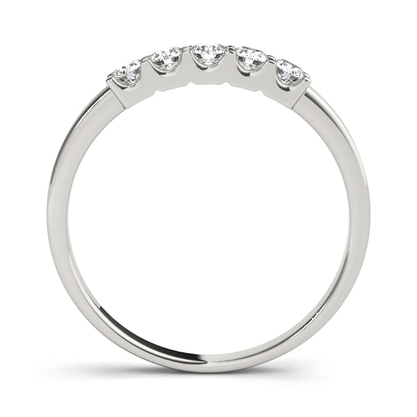 0.20Ct - 1.65Ct Lab-Grown Round Diamond Shared Prong Setting 5-Stone Diamond Ring, DE Color VVS Clarity