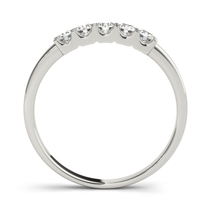 0.20Ct - 1.65Ct Lab-Grown Round Diamond Shared Prong Setting 5-Stone Diamond Ring, DE Color VVS Clarity