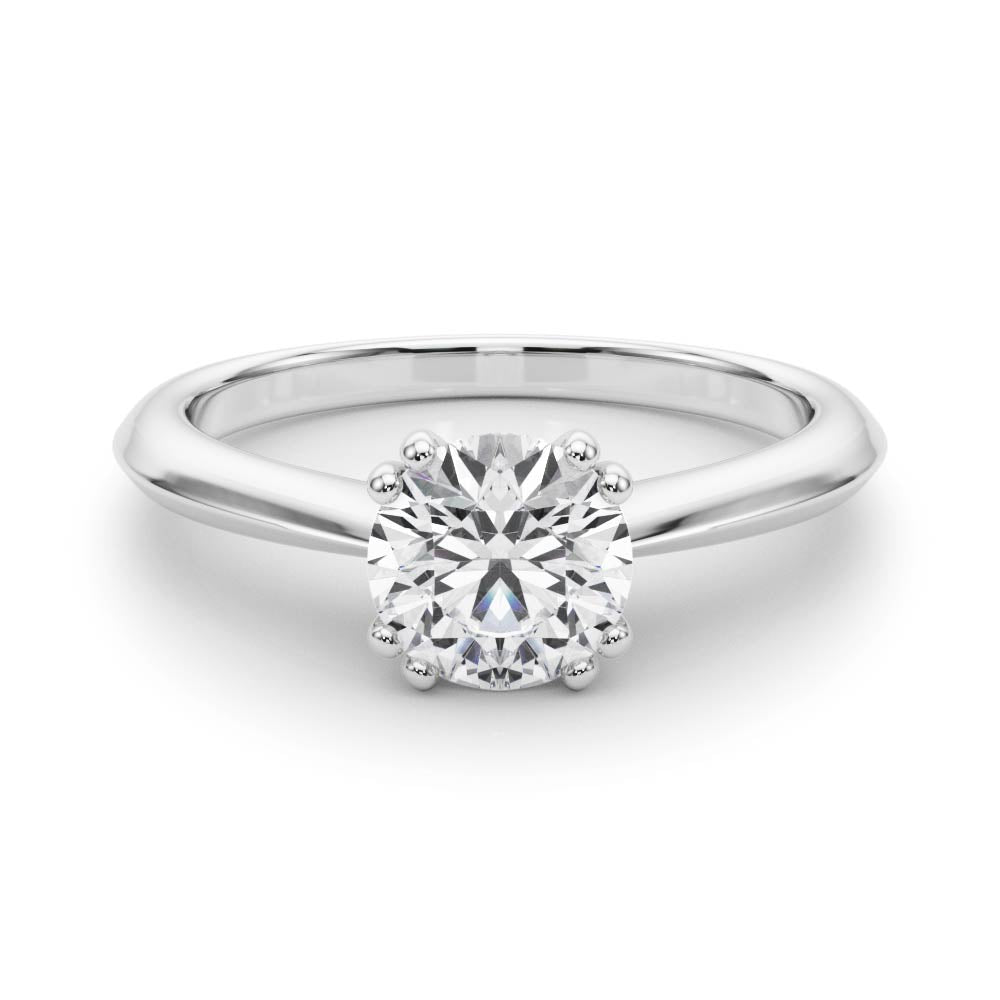  Round Cut Diamond Solitarie Engagement Ring