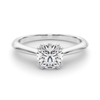  Round Cut Diamond Solitarie Engagement Ring