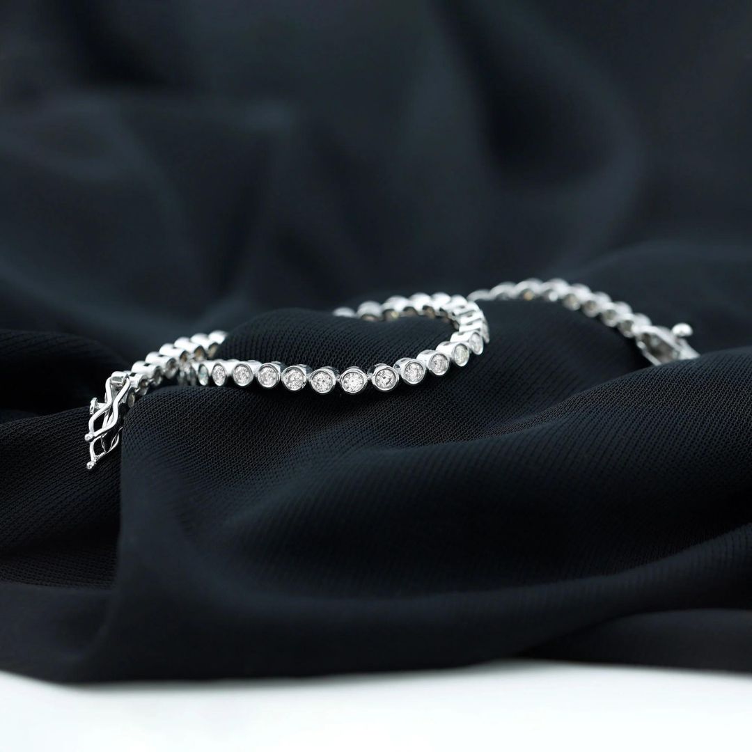 Natural Diamond tennis bracelet collection