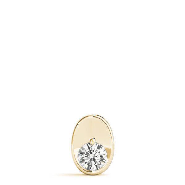 0.20 Ct To 2.00 Ct Classic Round Diamond Oval Necklace