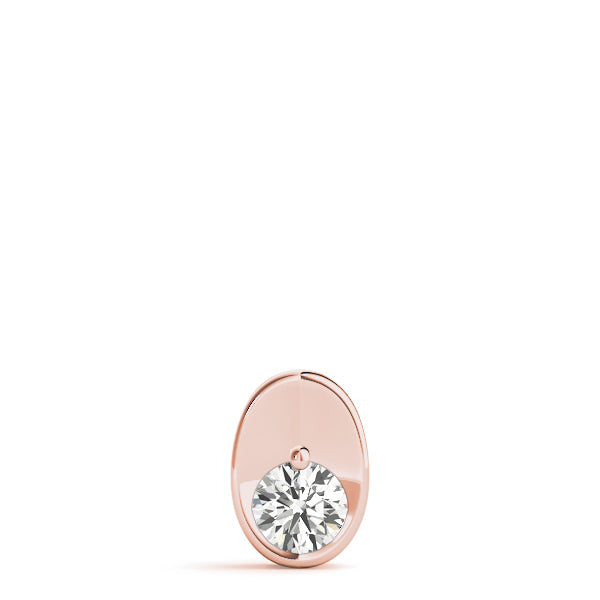 0.20 Ct To 2.00 Ct Classic Round Diamond Oval Necklace