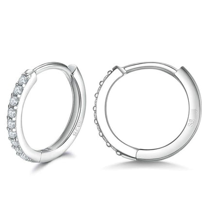0.09Ct Lab Grown Diamond Huggie Studs Earrings in Gold