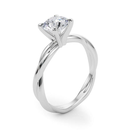 Diamond 4-Prong Engagement Ring