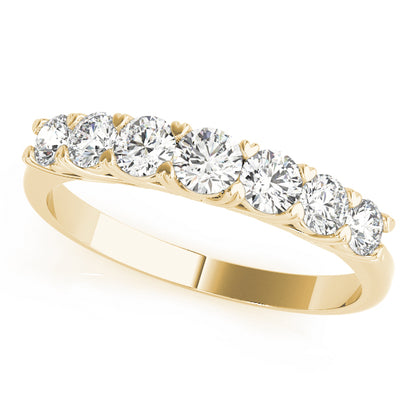 D/VVS Round Lab Grown Diamond 7 Stone Prong Set  Engagement Ring Gift for Her