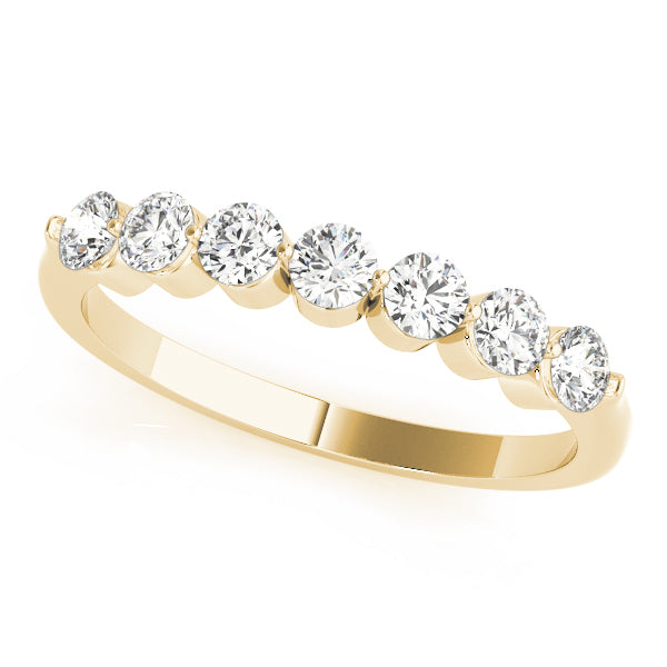 Round Lab Grown 7 Stone Diamond Engagement Ring Gift for Her, D Color VVS Clarity