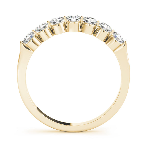 Round Lab Grown 7 Stone Diamond Engagement Ring Gift for Her, D Color VVS Clarity