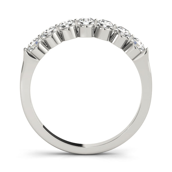 Round Lab Grown 7 Stone Diamond Engagement Ring Gift for Her, D Color VVS Clarity