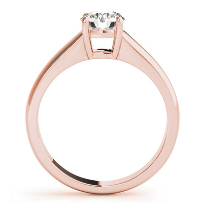 IGI Lab-Grown D/VVS Diamond Round Cut Solitaire Engagement Ring Modern Cathedral Setting