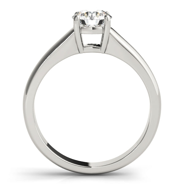 IGI Lab-Grown D/VVS Diamond Round Cut Solitaire Engagement Ring Modern Cathedral Setting