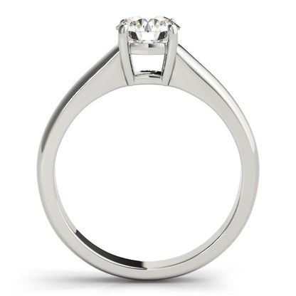 IGI Lab-Grown D/VVS Diamond Round Cut Solitaire Engagement Ring Modern Cathedral Setting