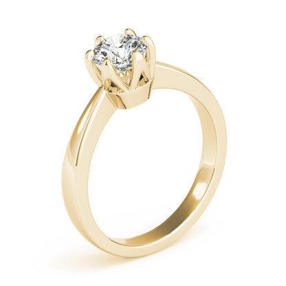 IGI Lab-Grown Round Cut Diamond Solitaire 6-Prong Engagement Ring Gift for Her.