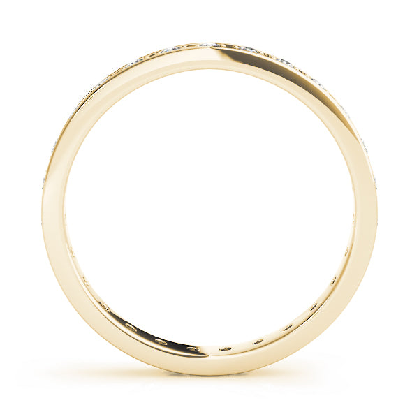 0.50-3.00ct Lab-Grown Round Cut D/VVS Diamond Pave Set Full Eternity Wedding Ring.