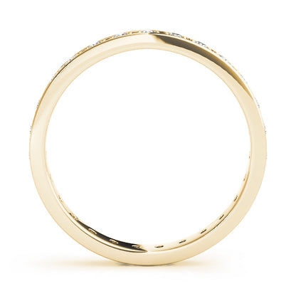 0.50-3.00ct Lab-Grown Round Cut D/VVS Diamond Pave Set Full Eternity Wedding Ring.