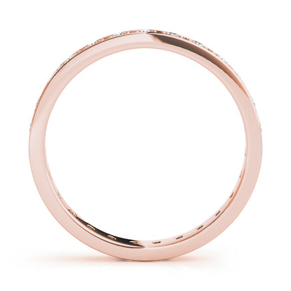 0.50-3.00ct Lab-Grown Round Cut D/VVS Diamond Pave Set Full Eternity Wedding Ring.