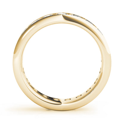 IGI Lab-Grown Round Cut Diamond Eternity Wedding Band.