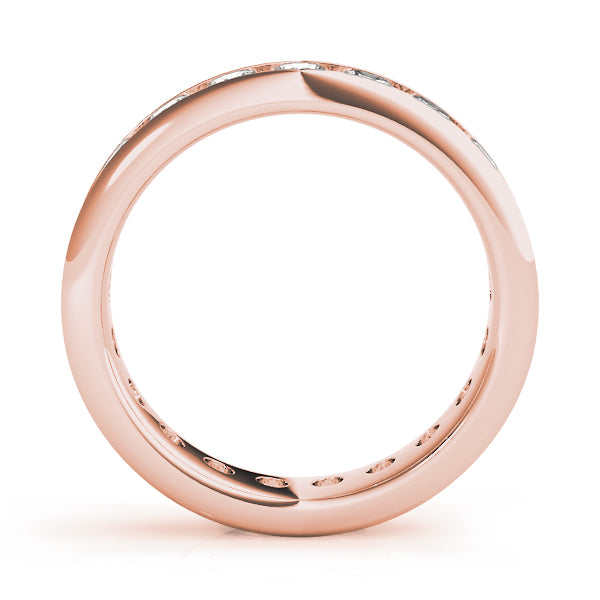 IGI Lab-Grown Round Cut Diamond Eternity Wedding Band.