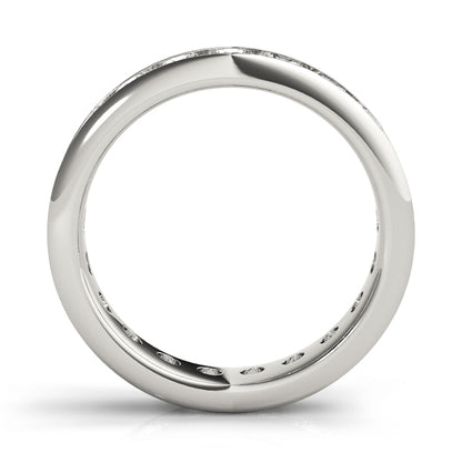 IGI Lab-Grown Round Cut Diamond Eternity Wedding Band.
