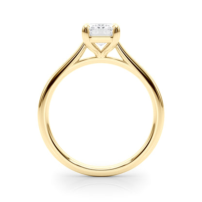 Lab-Grown D-VVS Emerald Cut Diamond 4-Prong Solitaire Engagement Ring