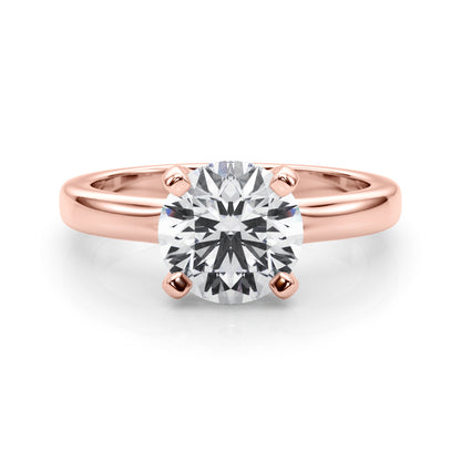 0.50ct Solitaire Round Lab Grown Diamond White Gold Prong Set Engagement Ring