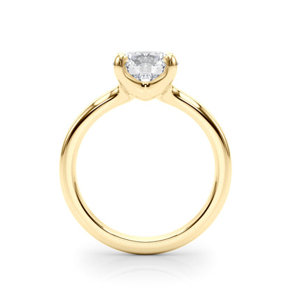 0.50ct Solitaire Round Lab Grown Diamond White Gold Prong Set Engagement Ring