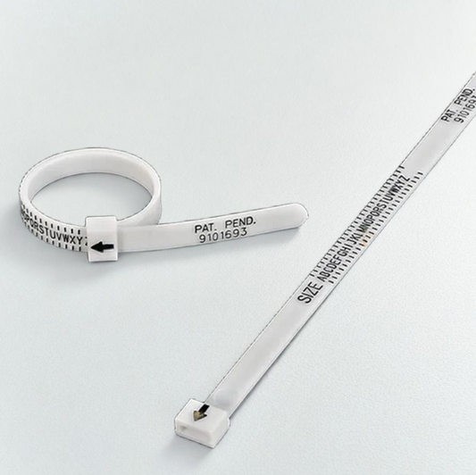 Adjustable UK Ring Sizer Tool for Accurate Finger Measuring – A to Z+9 Plastic Reusable Ring Gauge for Men & Women