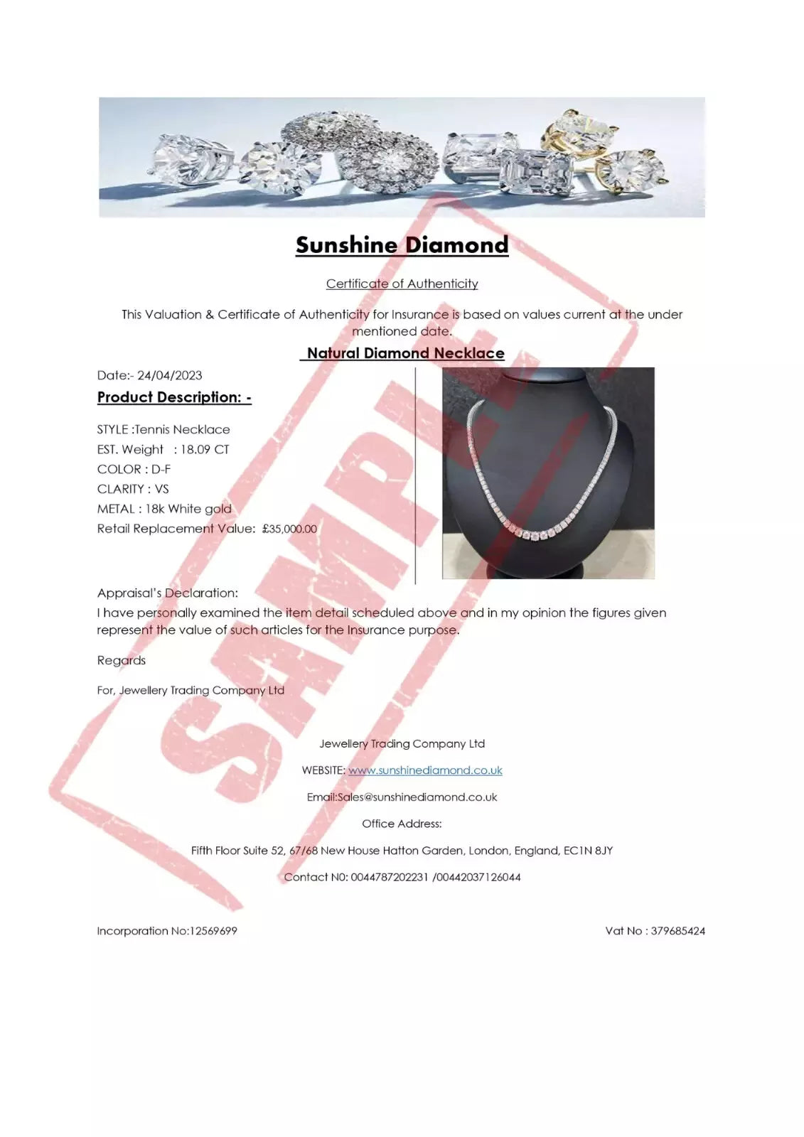 Tennis Bracelet For Women Natural Round Cut Diamond Claw Set With Two Secure Locks, 1.75 Ct To 8.00 Ct, 7" Inches Length