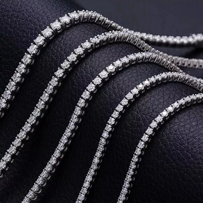 Tennis Bracelet For Women Natural Round Cut Diamond Claw Set With Two Secure Locks, 1.75 Ct To 8.00 Ct, 7" Inches Length