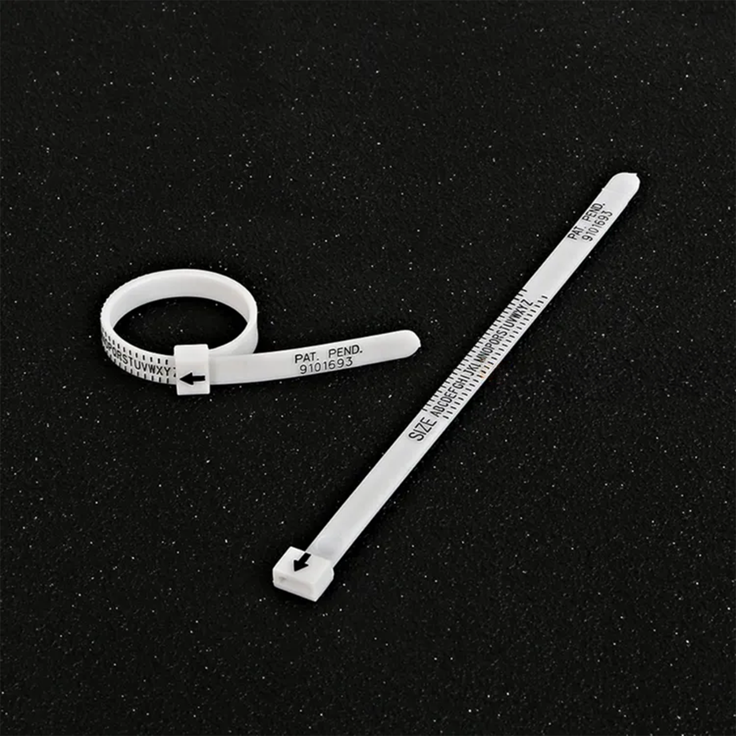Adjustable UK Ring Sizer Tool for Accurate Finger Measuring – A to Z+9 Plastic Reusable Ring Gauge for Men & Women